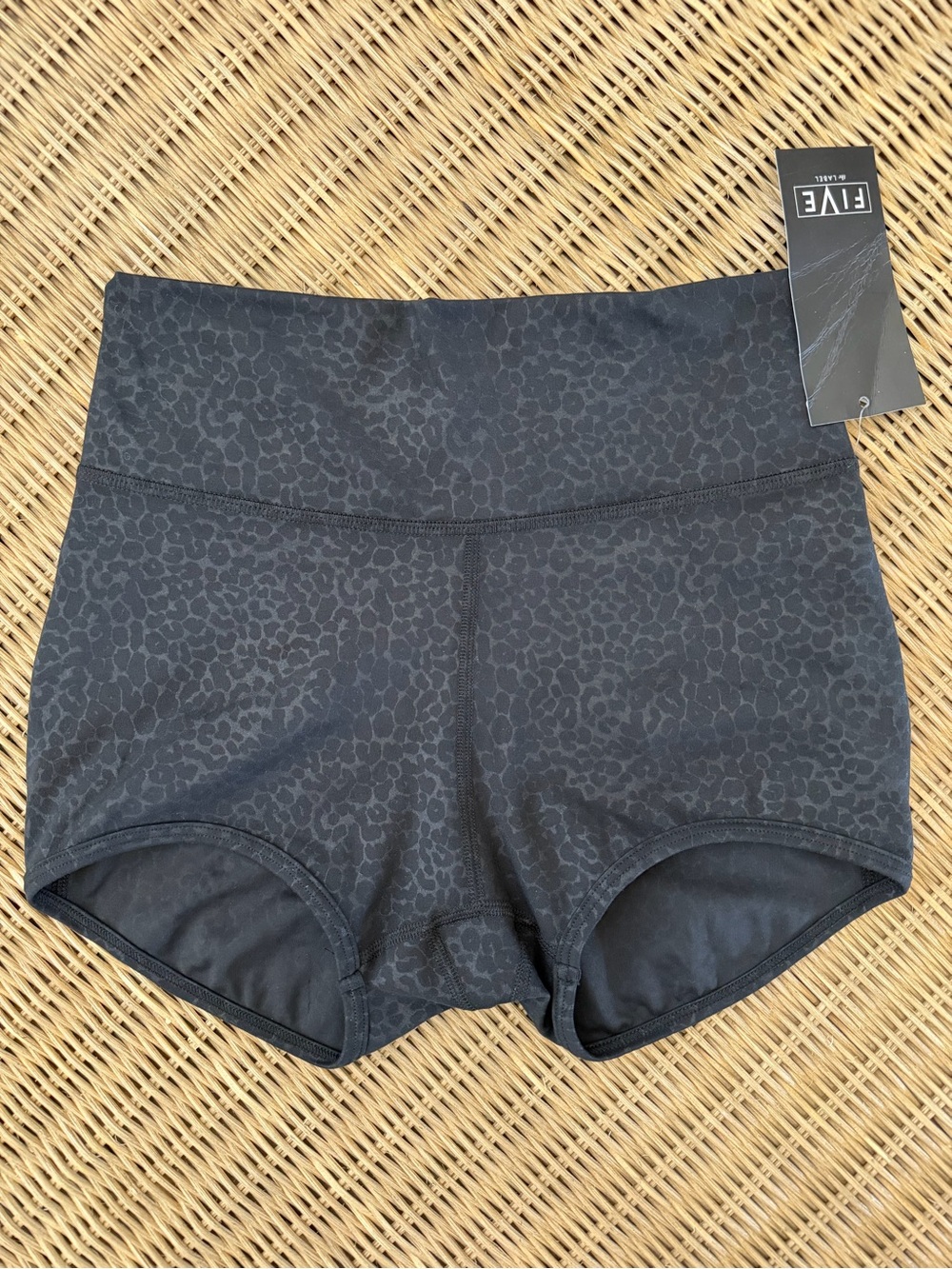 FIVE THE LABEL Leopard Black Shorts - Picture 6 of 6
